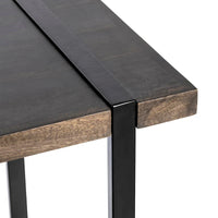 Bureau debout en manguier et métal Josie 36W