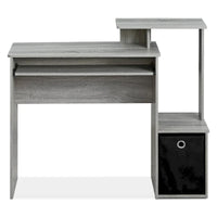 Bureau polyvalent avec poubelle de rangement