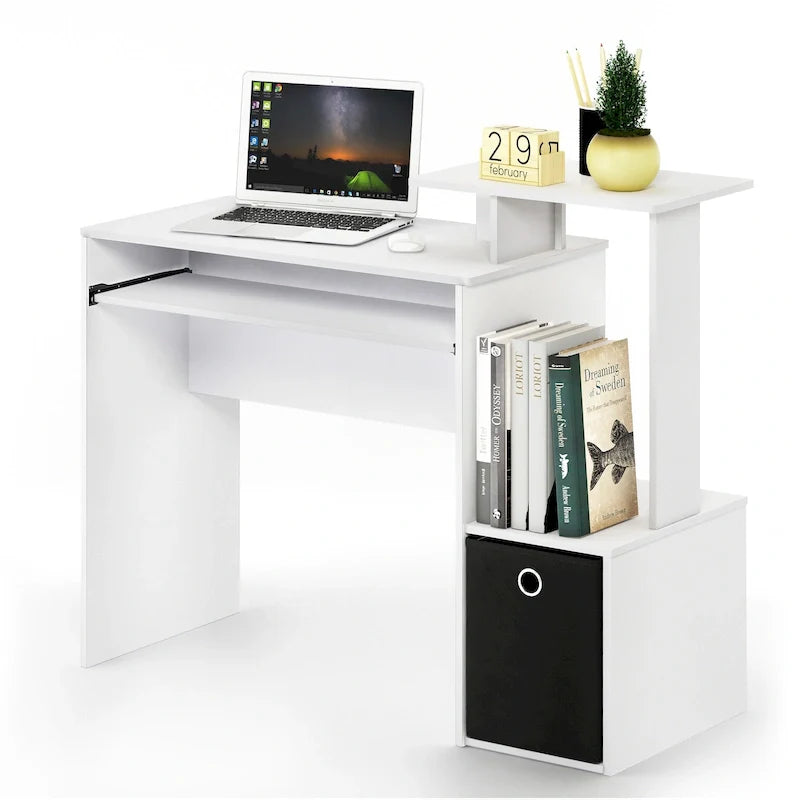 Bureau polyvalent avec poubelle de rangement