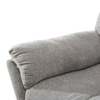 Fauteuil Inclinable Manuel à Bascule Pivotant Rembourré en Tissu Surdimensionné