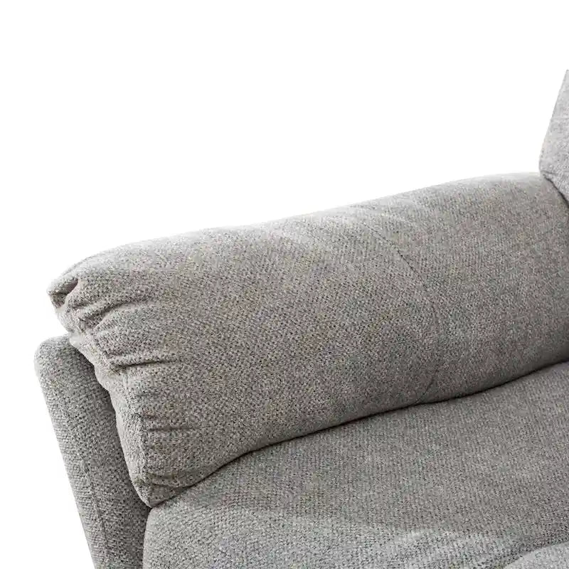 Fauteuil Inclinable Manuel à Bascule Pivotant Rembourré en Tissu Surdimensionné