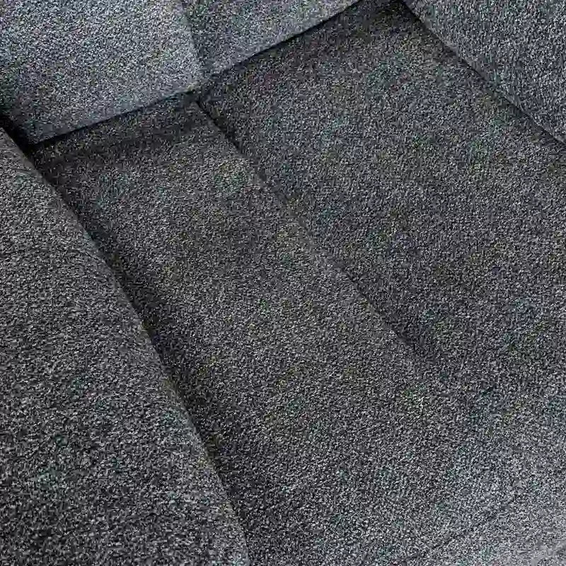 Fauteuil Inclinable Manuel à Bascule Pivotant Rembourré en Tissu Surdimensionné