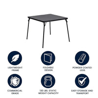 Table de jeu pliable en vinyle