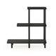 Furinno Turn-N-Tube Table d'appoint de canapé 3 étages, Espresso/Noir