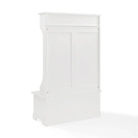 Porte-manteau Campbell Classic blanc en bois