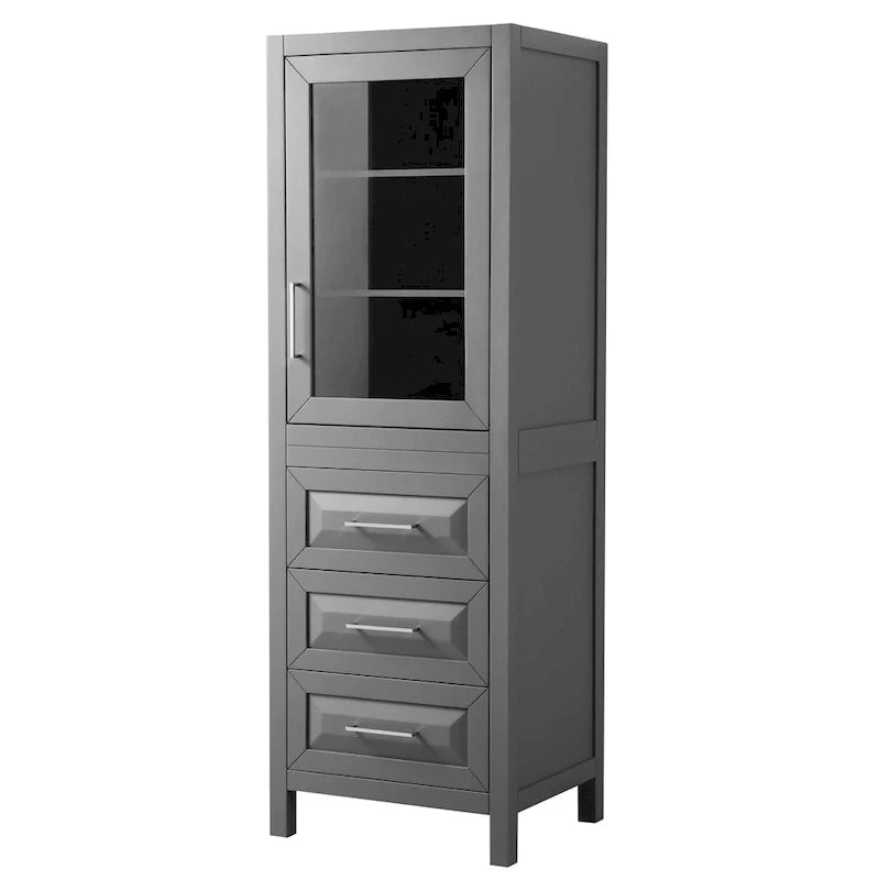 Colonne de salle de bain Daria avec meuble de rangement et 3 tiroirs