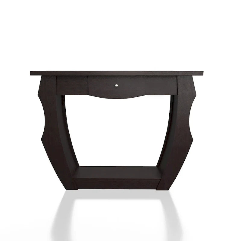 Caveline Console contemporaine noyer 39 pouces 1 tiroir par Furniture of America
