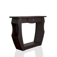 Caveline Console contemporaine noyer 39 pouces 1 tiroir par Furniture of America