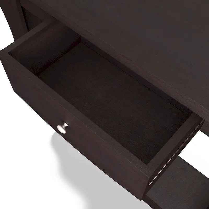 Caveline Console contemporaine noyer 39 pouces 1 tiroir par Furniture of America