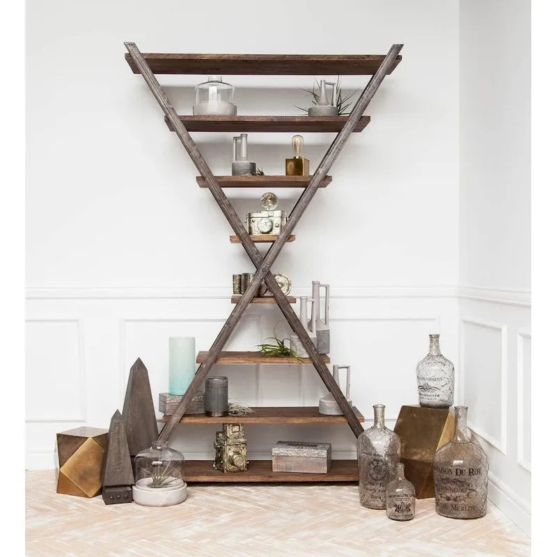 Table d'appoint/de bout hexagonale Exagoni en laiton