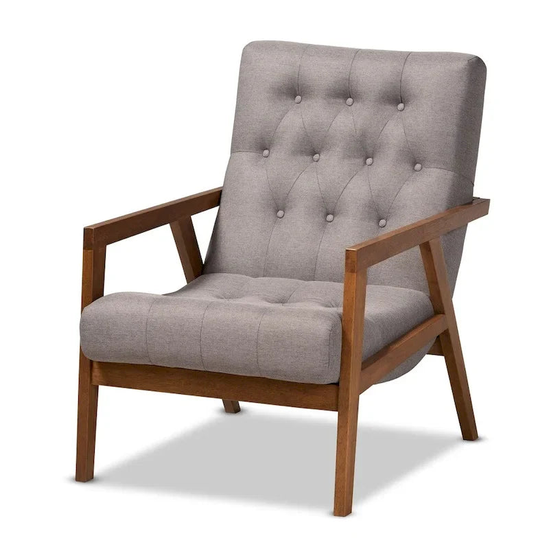 Carson Carrington Baberg ensemble fauteuil et repose-pieds rembourrés