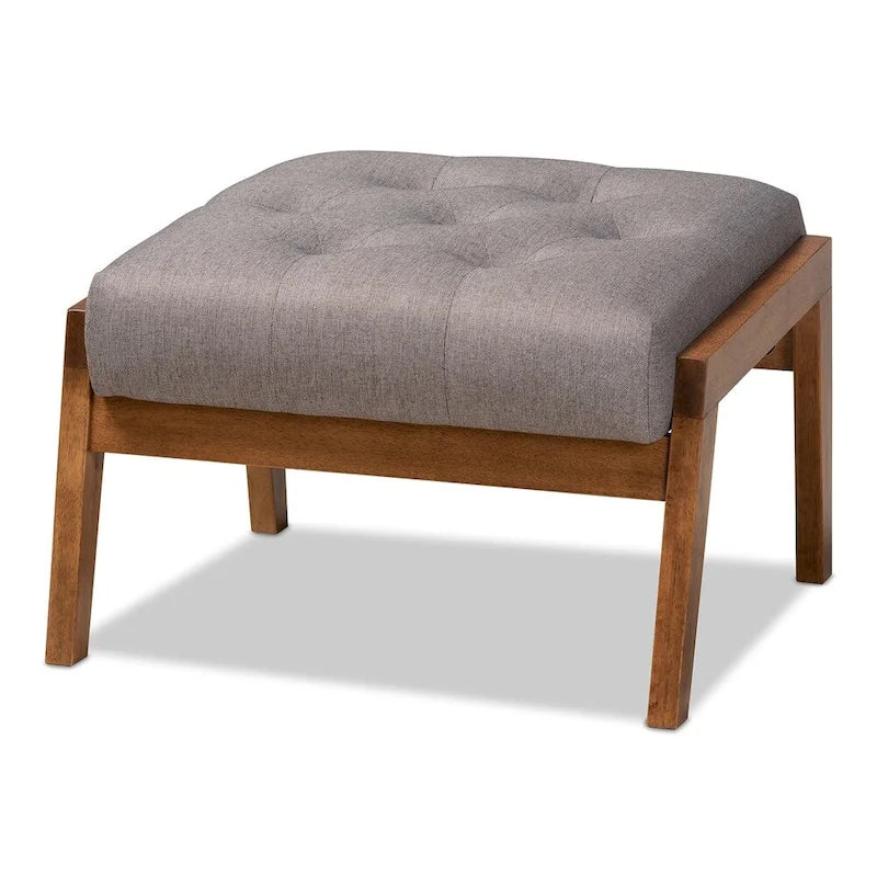 Ensemble fauteuil et repose-pieds rembourrés Carson Carrington Baberg