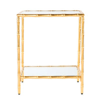 Table d'appoint avec plateau en verre Overton de SEI Furniture