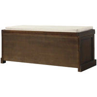 Banc de rangement d'entrée Merax avec 3 paniers amovibles et coussin
