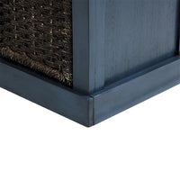 Banc de rangement d'entrée Merax avec 3 paniers amovibles et coussin
