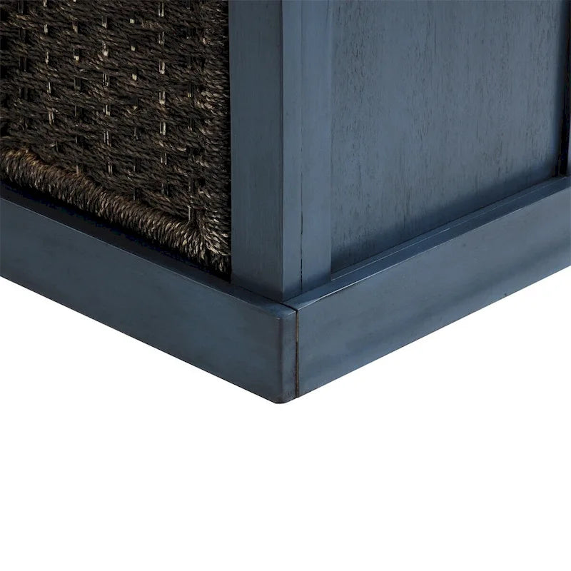 Banc de rangement d'entrée Merax avec 3 paniers amovibles et coussin