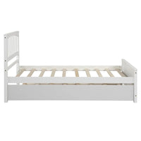 Lit plateforme double Merax avec lit gigogne