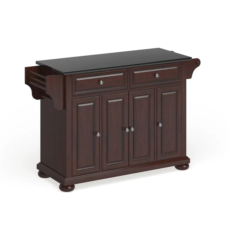 Îlot de cuisine/Chariot Crosley Alexandria avec plateau en granit – 51,5 L x 18 P x 34 H