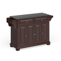 Îlot de cuisine/Chariot Crosley Alexandria avec plateau en granit – 51,5 L x 18 P x 34 H