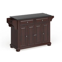 Îlot de cuisine/Chariot Crosley Alexandria avec plateau en granit – 51,5 L x 18 P x 34 H
