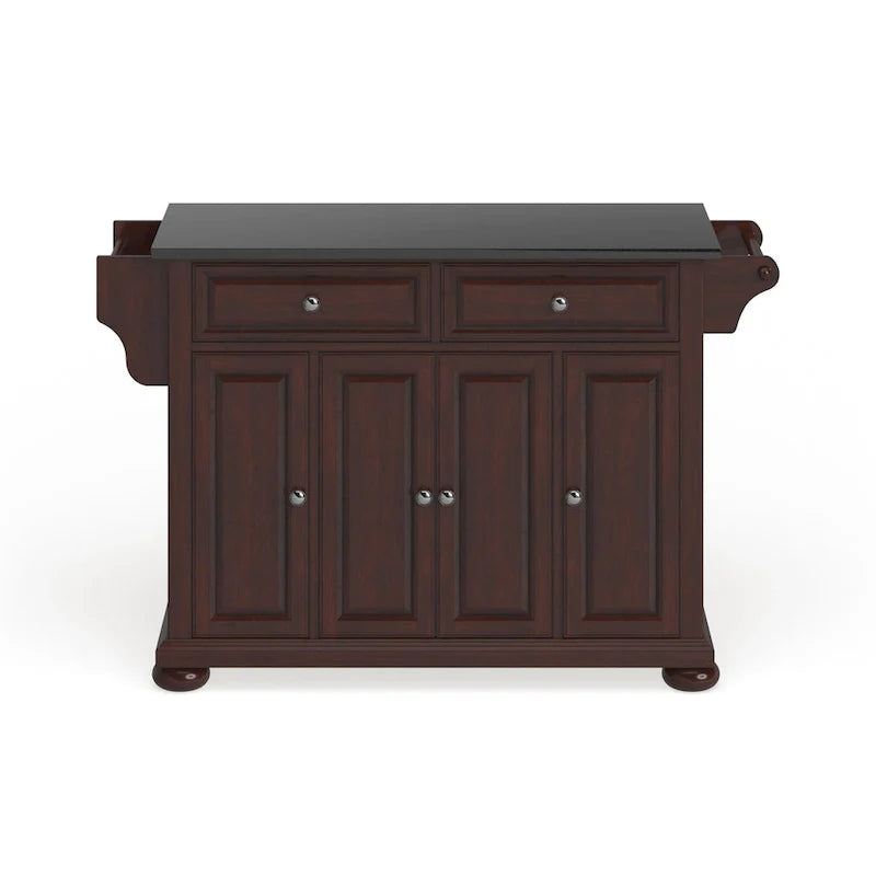 Îlot de cuisine/Chariot Crosley Alexandria avec plateau en granit – 51,5 L x 18 P x 34 H