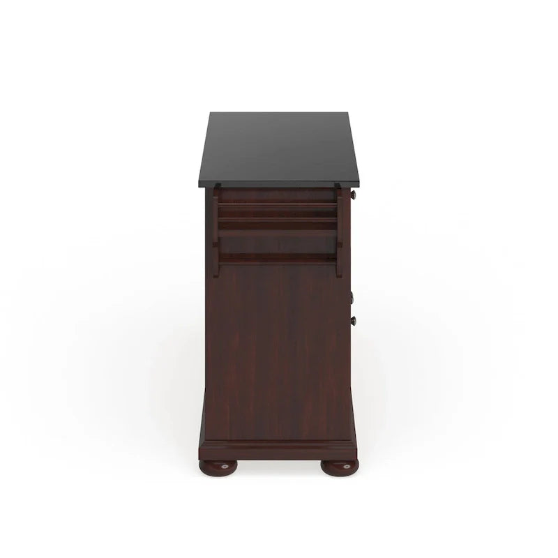 Îlot de cuisine/Chariot Crosley Alexandria avec plateau en granit – 51,5 L x 18 P x 34 H