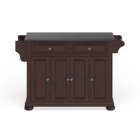 Îlot de cuisine/Chariot Crosley Alexandria avec plateau en granit – 51,5 L x 18 P x 34 H