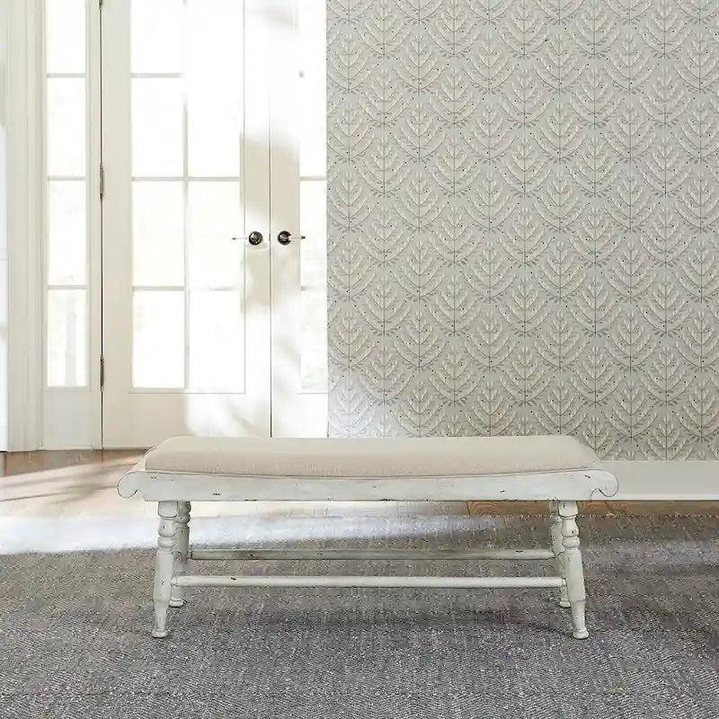 Banc en lin antique Whitney