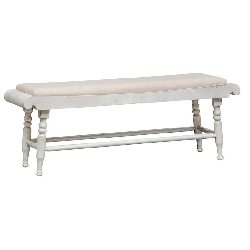 Banc en lin antique Whitney