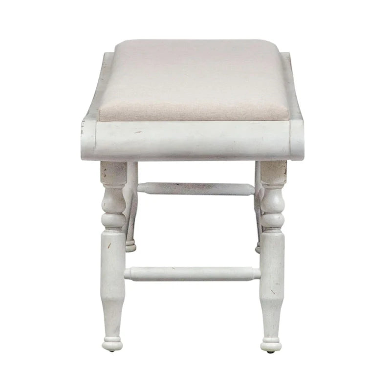 Banc en lin antique Whitney