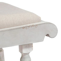 Banc en lin antique Whitney