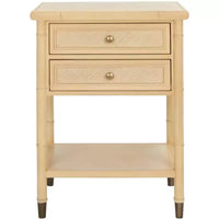 Ahab 2 Drawer 1 Shelf Accent Table - ACC6606 - Safavieh