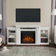 Cheminée électrique Calie 67 avec meuble TV blanc de Real Flame