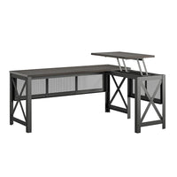 Bureau en L avec plateau relevable Leighton d'Avenue Greene