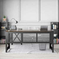 Bureau en L avec plateau relevable Leighton d'Avenue Greene