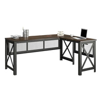 Bureau en L avec plateau relevable Leighton d'Avenue Greene