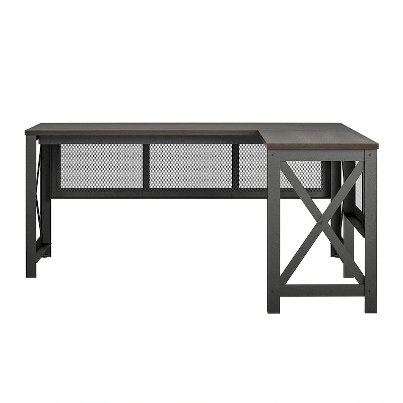 Bureau en L avec plateau relevable Leighton d'Avenue Greene