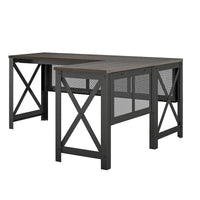 Bureau en L avec plateau relevable Leighton d'Avenue Greene
