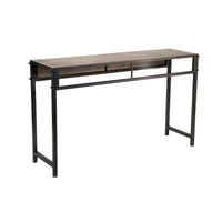Console de salon en métal bronze Rehr Carbon Loft