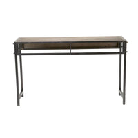 Console de salon en métal bronze Rehr Carbon Loft