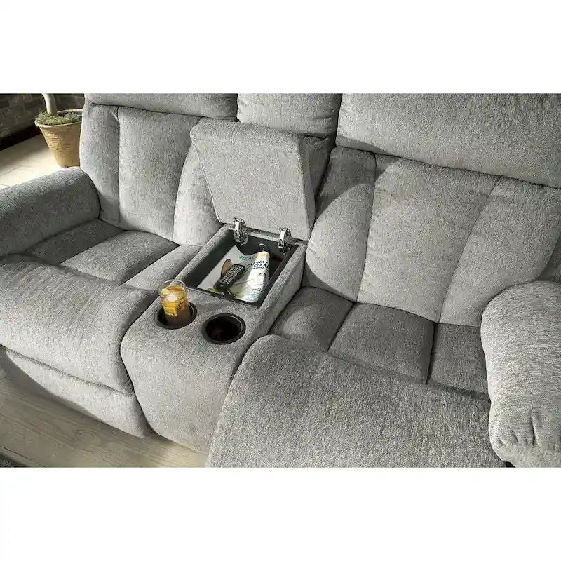 Causeuse inclinable Mitchiner avec console Fog