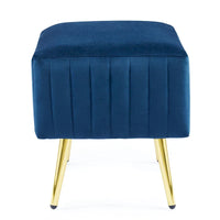 Banc d'entrée moderne CO-Z de 24 pouces, rembourré avec assise en velours