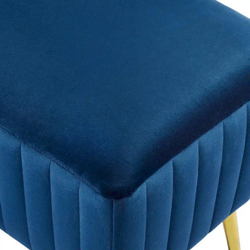 Banc d'entrée moderne CO-Z de 24 pouces, rembourré avec assise en velours