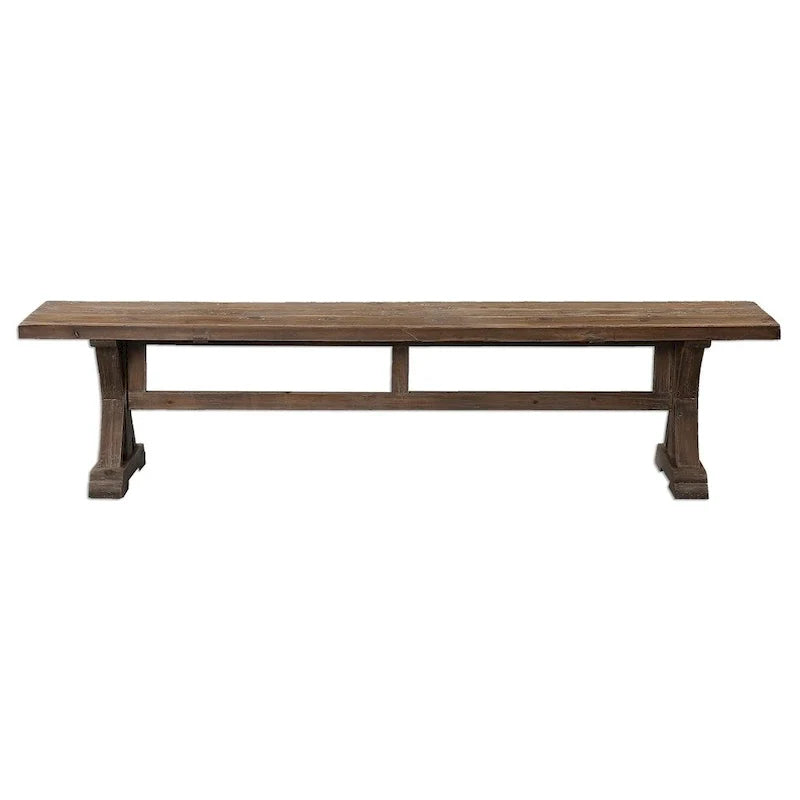 Banc Uttermost Stratford gris pierre