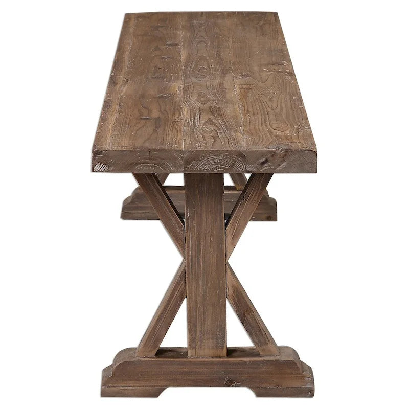 Banc Uttermost Stratford gris pierre