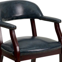 Chaise de conférence avec bande cloutée décorative
