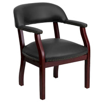 Chaise de conférence avec bande cloutée décorative
