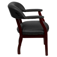 Chaise de conférence avec bande cloutée décorative
