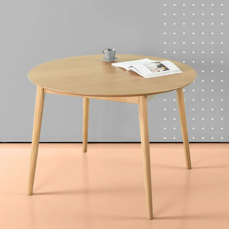 Table de salle à manger Priage by ZINUS 42 po en bois de style Mid-Century - Marron