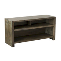 Meuble TV Bridgevine Home Joshua Creek 48 pouces pour TV jusqu'à 55 pouces, sans assemblage requis, finition Barnwood